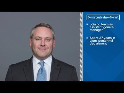 Commanders hire Lance Newmark as assistant general manager