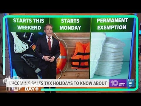 Here are the 2023-2024 fiscal year sales tax holidays DeSantis approved