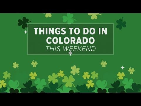 Things to do in Colorado this weekend