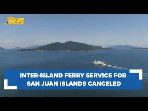 Inter-island ferry service for San Juan Islands canceled for second straight day