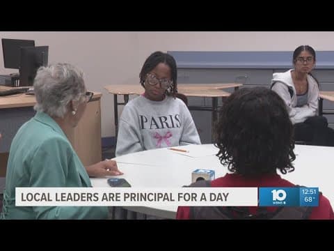 Reynoldsburg City Schools hosts its annual 'Principal for a Day' event