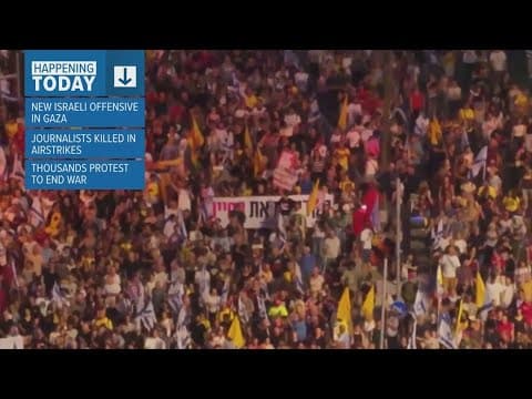 Israeli officials meet with the Trump administration about a ceasefire in Gaza