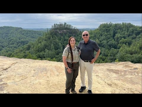Chuck's Big Adventure in Kentucky: Interview with naturalist Samantha Evans at Natural Bridge