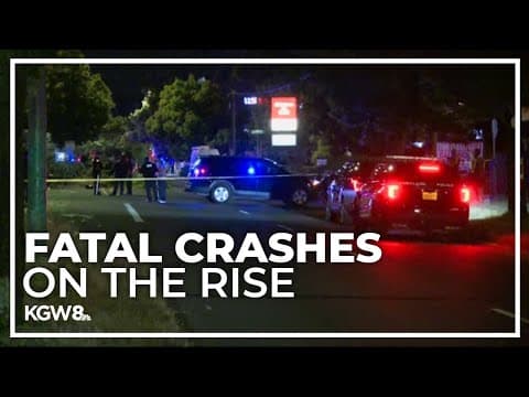 Fatal crash uptick across Portland metro area in July