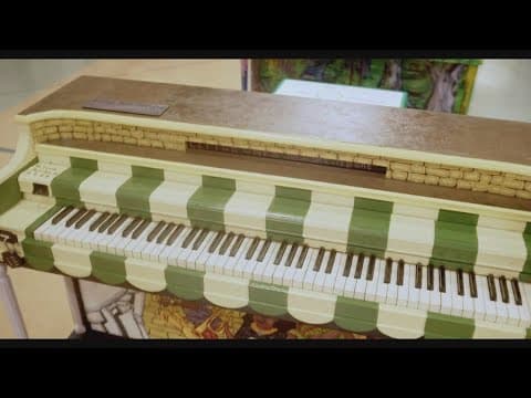 Colorful pianos celebrate New Orleans artists