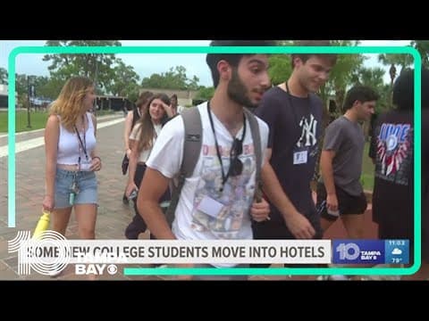 Hundreds of New College of Florida students blame mold, air quality in several dorms for living off
