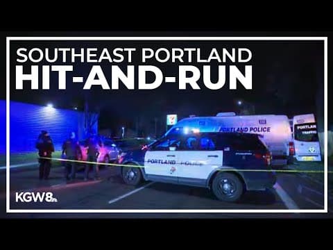 Man hit and killed in the Southeast Portland