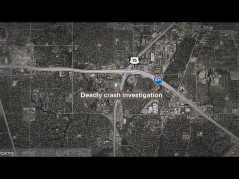 Fatal crash closed all northbound lanes of U.S. 75, officials say