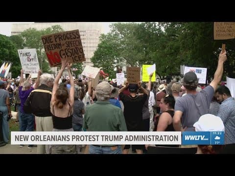 Protest against Trump administration draws nearly 1,000 in New Orleans
