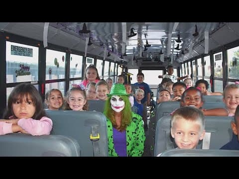 This Texas bus driver decorates her bus to bring joy to her passengers