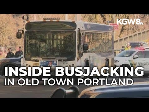 Suspect holds Portland TriMet bus driver at gunpoint