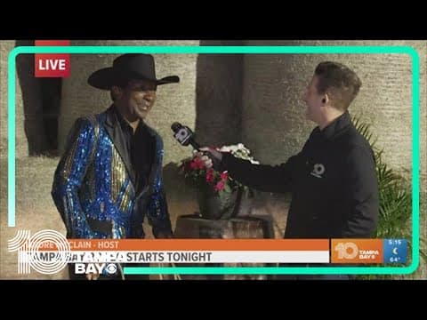 Local cowboy previews western flair on Tampa Bay Rodeo & Family Festival opening day