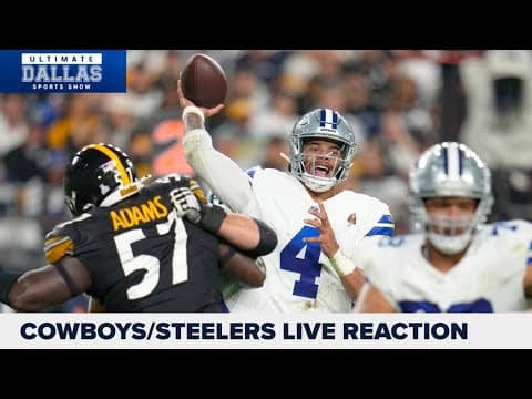 Cowboys/Steelers live reaction | Ultimate Dallas Sports Show