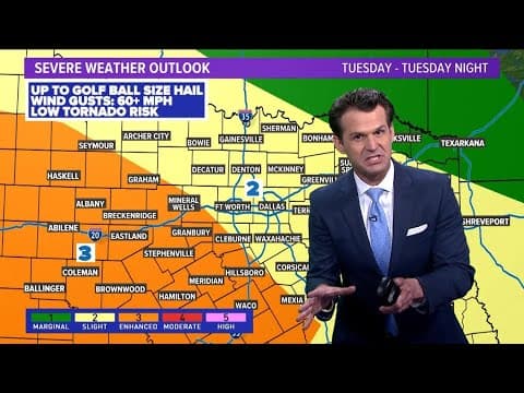 DFW weather: What to expect Monday as storms come through