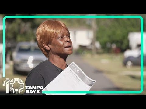 Hudson mobile home park residents still without power are facing eviction