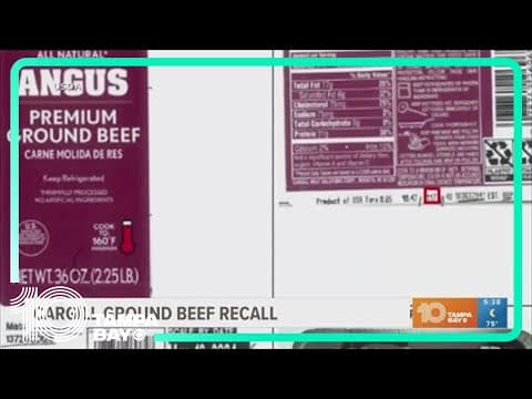 Cargill ground beef recall