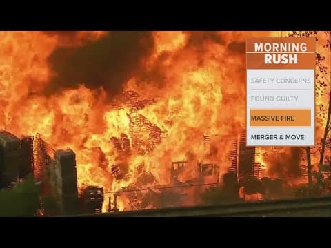 Huge fire engulfs Chicago business