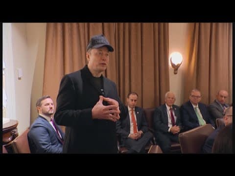 Trump holds first cabinet meeting, Elon Musk explains 'pulse check' email to federal workers