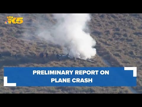 NTSB releases preliminary report on plane crash near Snohomish's Harvey Airfield
