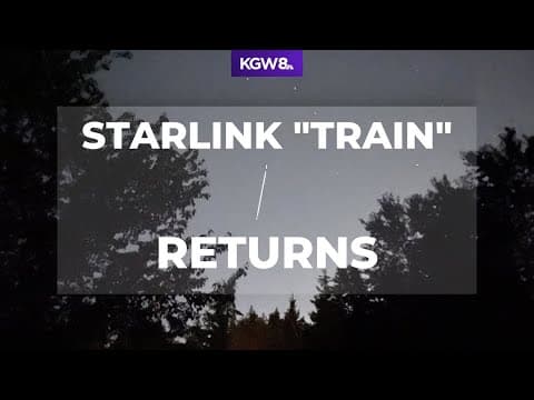 Those Starlink satellites will make more appearances this week, starting tonight