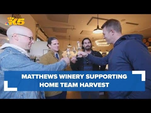 Matthews Winery supporting Home Team Harvest