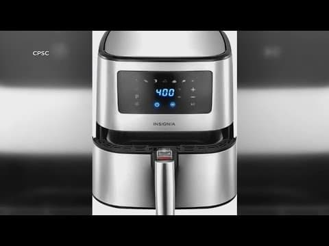 Insignia air fryers sold at Best Buy recalled for fire hazard