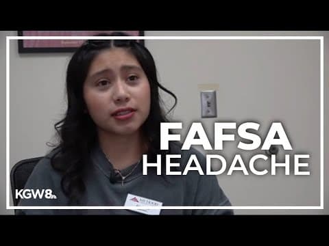 Oregon college students still dealing with repercussions of botched federal student aid rollout