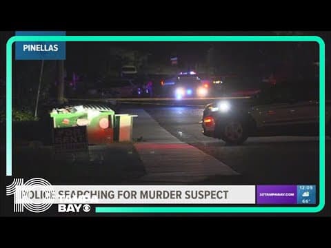 Clearwater police search for murder suspect who shot, killed man