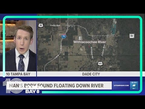 Hernando sheriff: Body with 'distinct' marks found floating down river