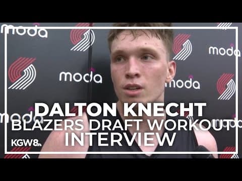 NBA Draft workouts: Dalton Knecht, full interview after workout with Portland Trail Blazers
