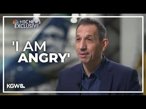 Alaska Airlines CEO 'angry' amid 737 MAX 9 grounding