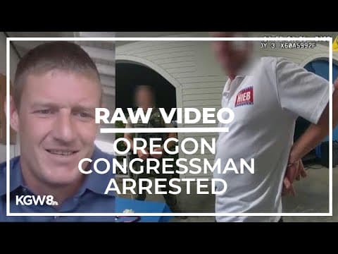 Police body camera footage shows arrest of Oregon State Rep. James Hieb | Raw video