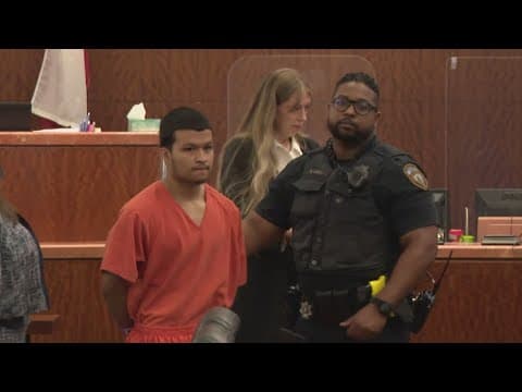 Teen accused of stabbing student allegedly tried to take bailiff's gun in court