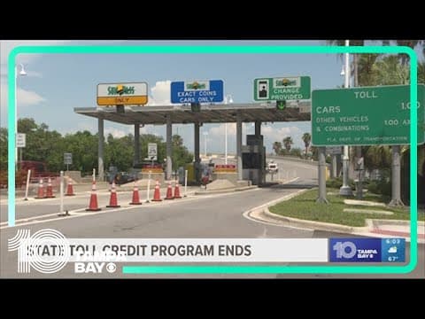 Florida's toll rebate program ends as 2024 begins