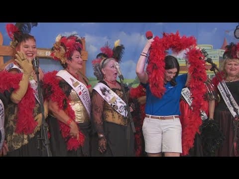 Klondike Kates visit the KARE 11 Barn