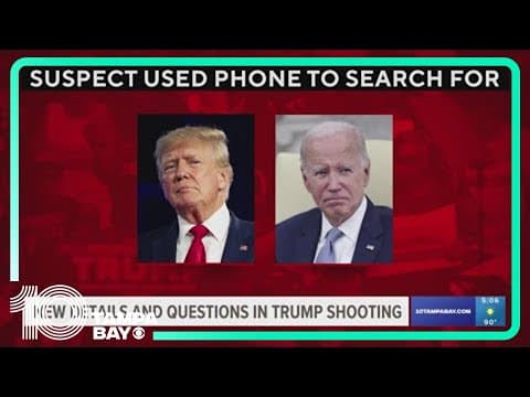 Investigators share new information from the Trump shooting