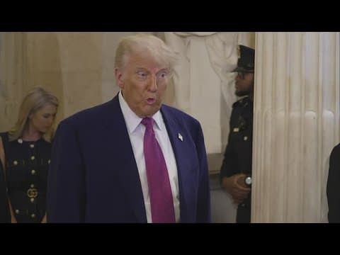 President Trump urges GOP House members to back his spending bill