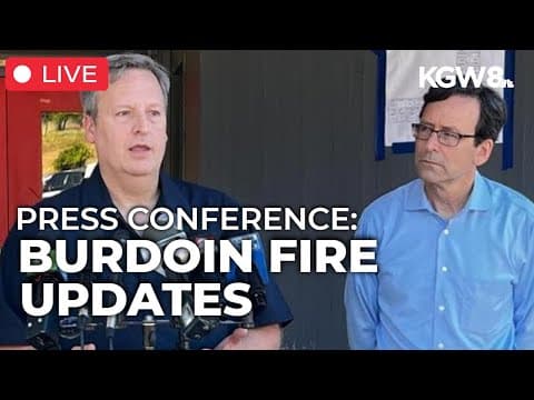 Full press conference: Washington officials give update on Burdoin Fire