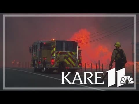 California governor says Pacific Palisades wildfire has destroyed many structures as winds kick up