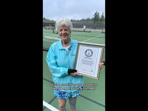 95-year-old Seattle woman named oldest female competitive pickleball player in the world