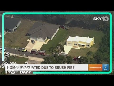 Tampa Bay brush fires prompt evacuations and investigations