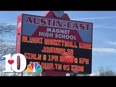 Austin-East alumni play in charity game
