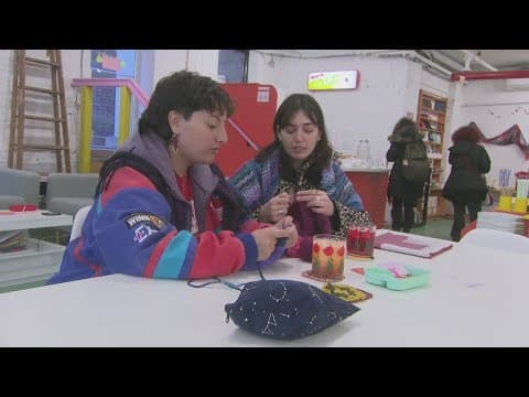 Rise of Grandmacore online sparks young women flocking to craft stores