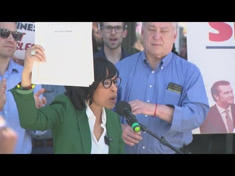 Angela Alsobrooks calls on Robert Kennedy Jr. to resign during rally outside NIH