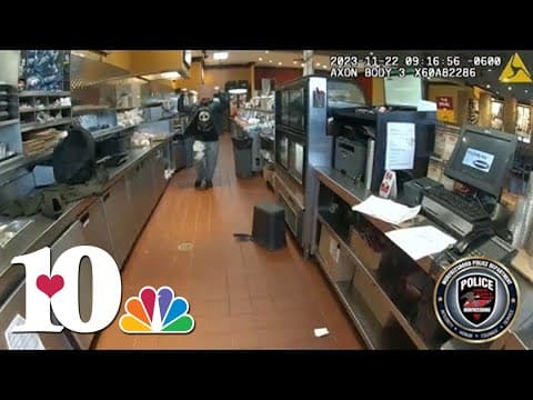 Body camera footage shows man shot by Tennessee officer charge forward with 2 knives