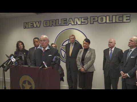NOPD introduces William Bratton and gives an update on major event safety