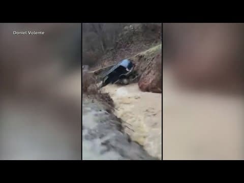 Storms cause damage across the southern U.S. and cold air moves in