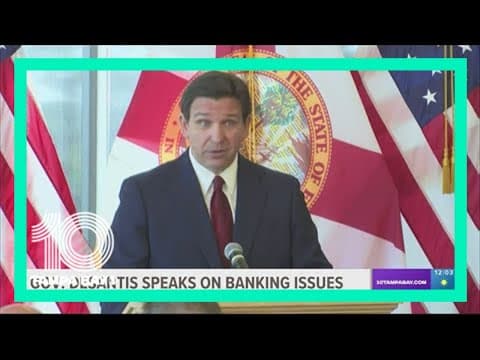 DeSantis speaks on banking issues in Panama City