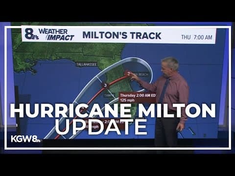 Hurricane Milton update: Tracking storm's path