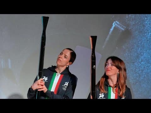 2026 Olympics: Sleek, metallic design for Winter Games torches revealed